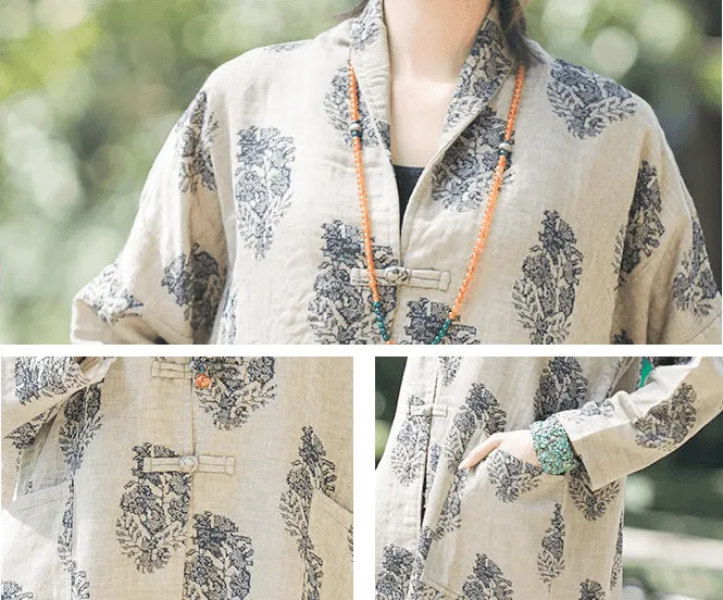 Women's Blouses Summer Linen Blouses Ladies classic blouses