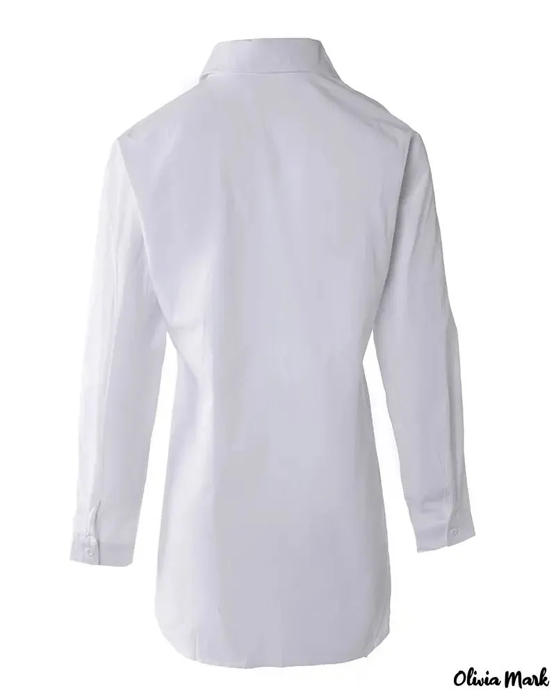 Xieyinshe - Long sleeve shirt with buttoned pocket