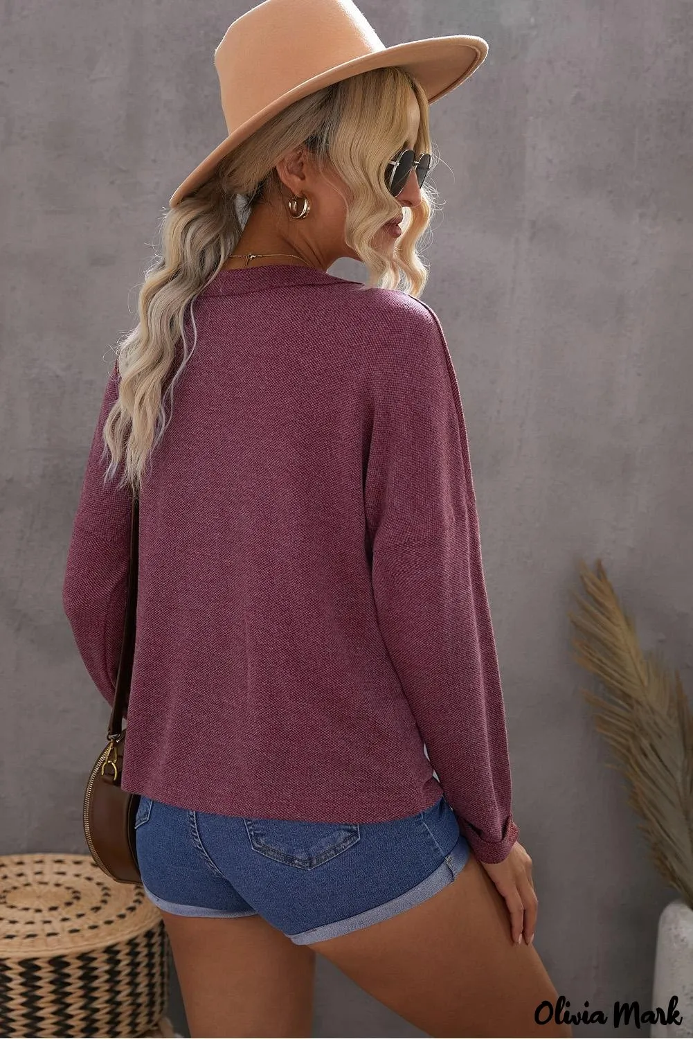 Xieyinshe - Loose buttoned khaki long sleeve shirt