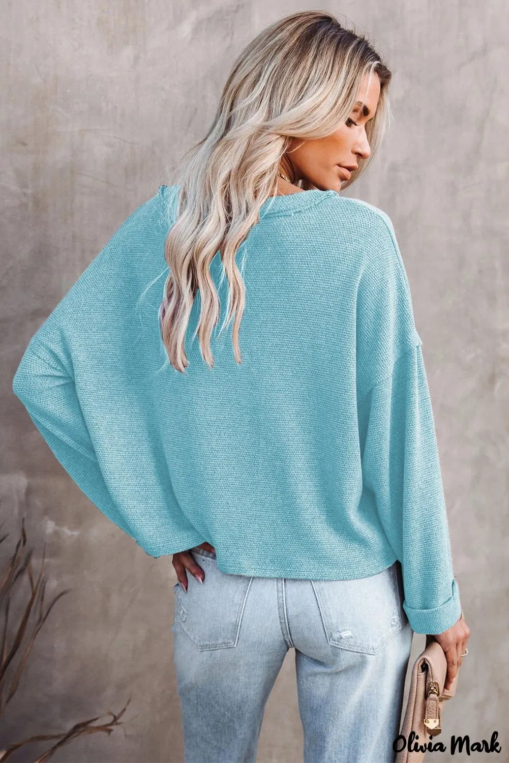 Xieyinshe - Loose buttoned khaki long sleeve shirt