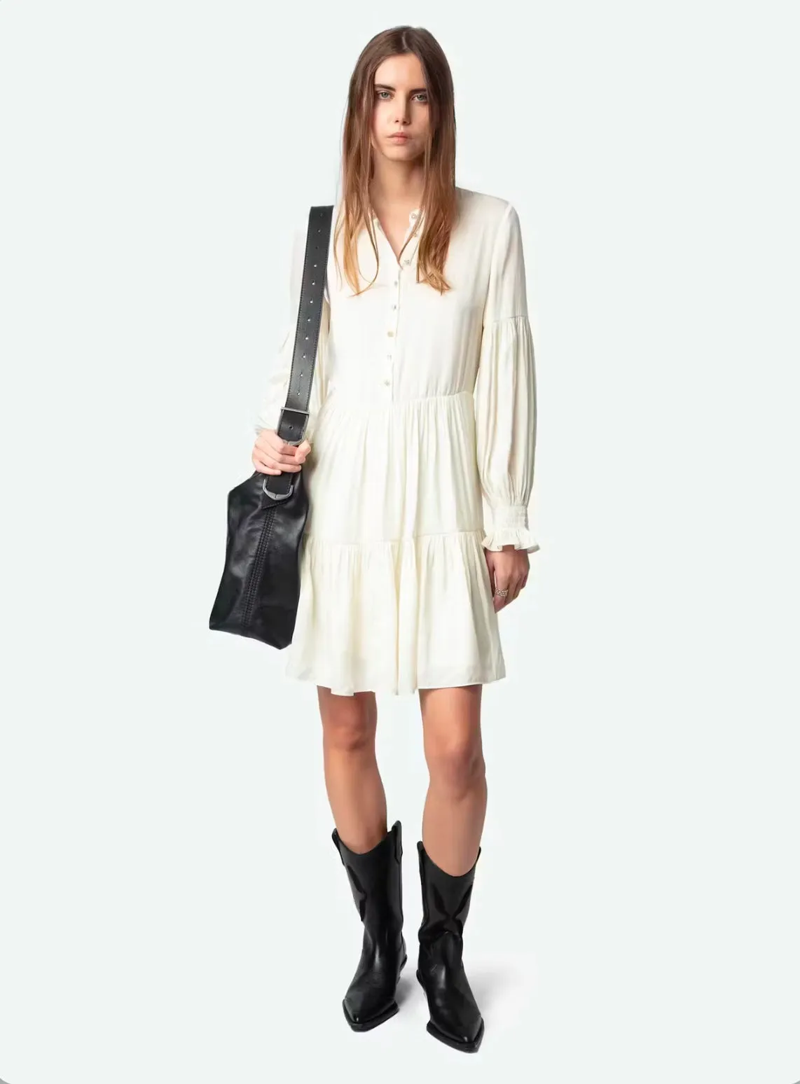 ZADIG&VOLTAIRE - Randy Satin Dress - Flake