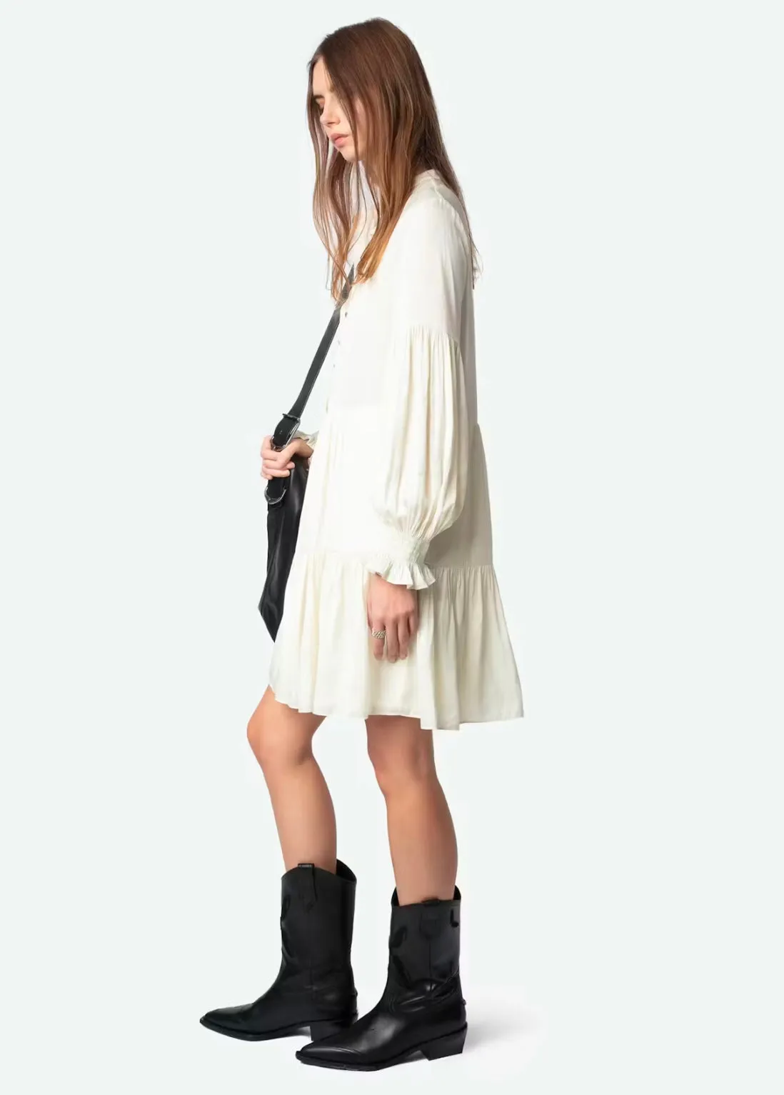 ZADIG&VOLTAIRE - Randy Satin Dress - Flake