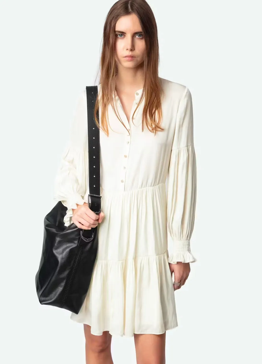 ZADIG&VOLTAIRE - Randy Satin Dress - Flake