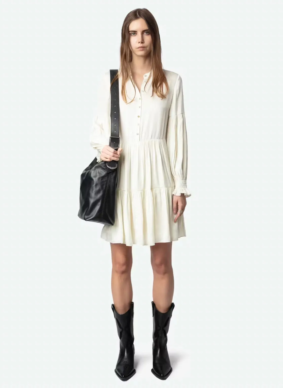 ZADIG&VOLTAIRE - Randy Satin Dress - Flake
